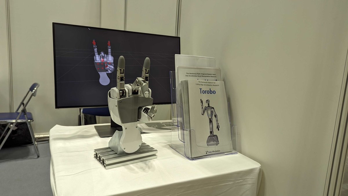 We are exhibiting at #ICRA2024 held from June 13th to 17th.
At the exhibition, we are showcasing Torobo, a humanoid robot capable of force control, and a new model of our 4-finger robot hand.
We have also started accepting pre-orders, please feel free to come visit our booth.