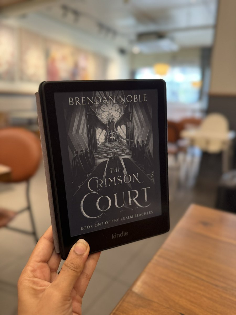Taking a rec from @bunnyreads and excited to see what the fuss is all about: THE CRIMSON COURT by @Brendan_Noble #SPFNO