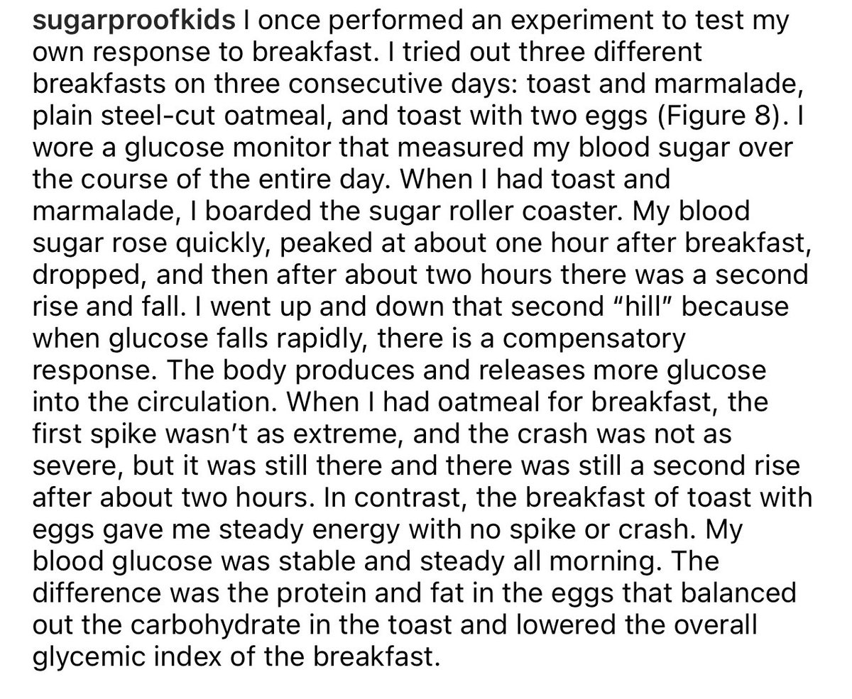 My Blood #Glucose Levels over 2.5
Hours after Three Different Breakfasts #Health #breakfast