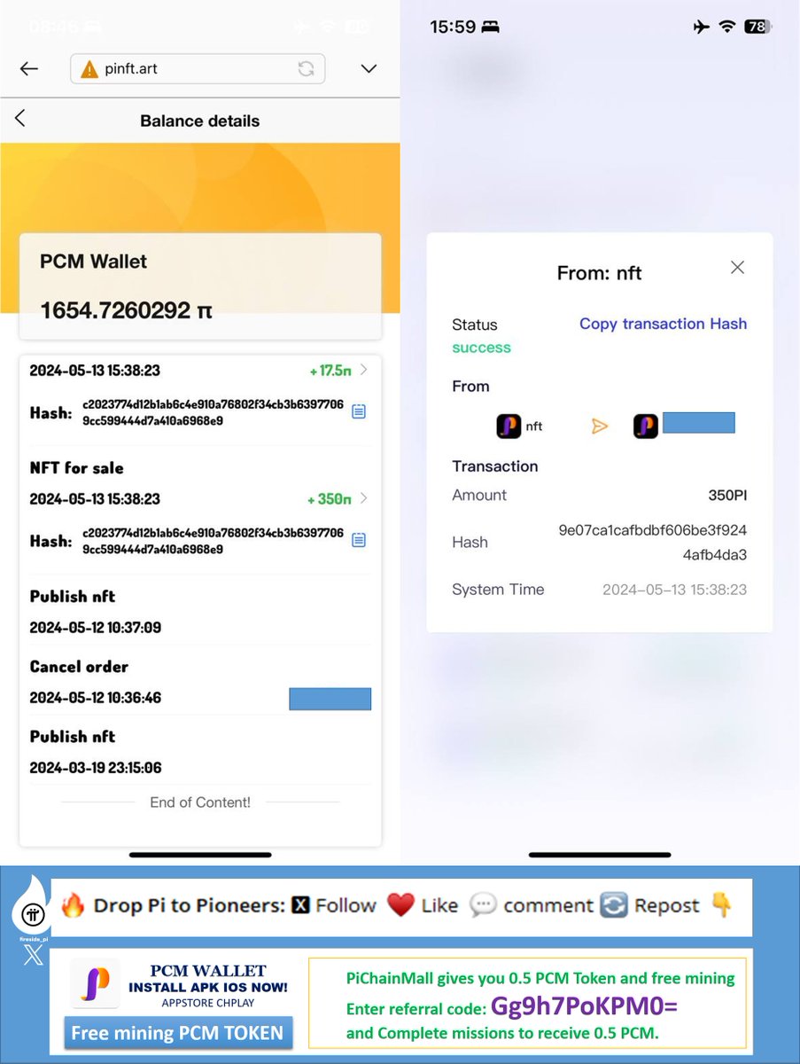 🔥 @pichainmall 💰 #PCMWALLET | How do I participate in experiencing the ecosystem of using Pi Mainnet on PCM Wallet? 😍 👇

🎉 First of all, I have to say, I chose the reputable Pi consensus platform by PiChainMall. I have personally explored over 90 Dapps, including beta,…