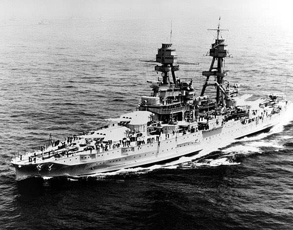 USS Nevada (BB-36) and the newer and larger USS Pennsylvania (BB-38).

Both battleships would survive the Pearl Harbor attack, serving throughout #WW2

Ironically, both survived the entire war only to be sacrificed to nuclear blast testing…& both still refused to sink. #USNavy