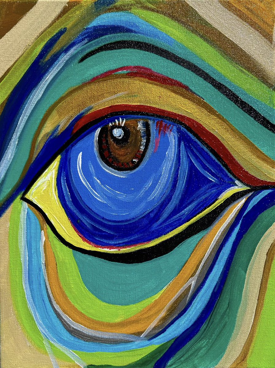 ‘Reflection of the Soul’- my first 1/1 from my genesis collection (Eyes By Carlos Aquino). Eyes by Carlos Aquino is a 60 piece phygital collection created in 2022 on my own @manifoldxyz contract. This piece is owned by @cameronsmithart