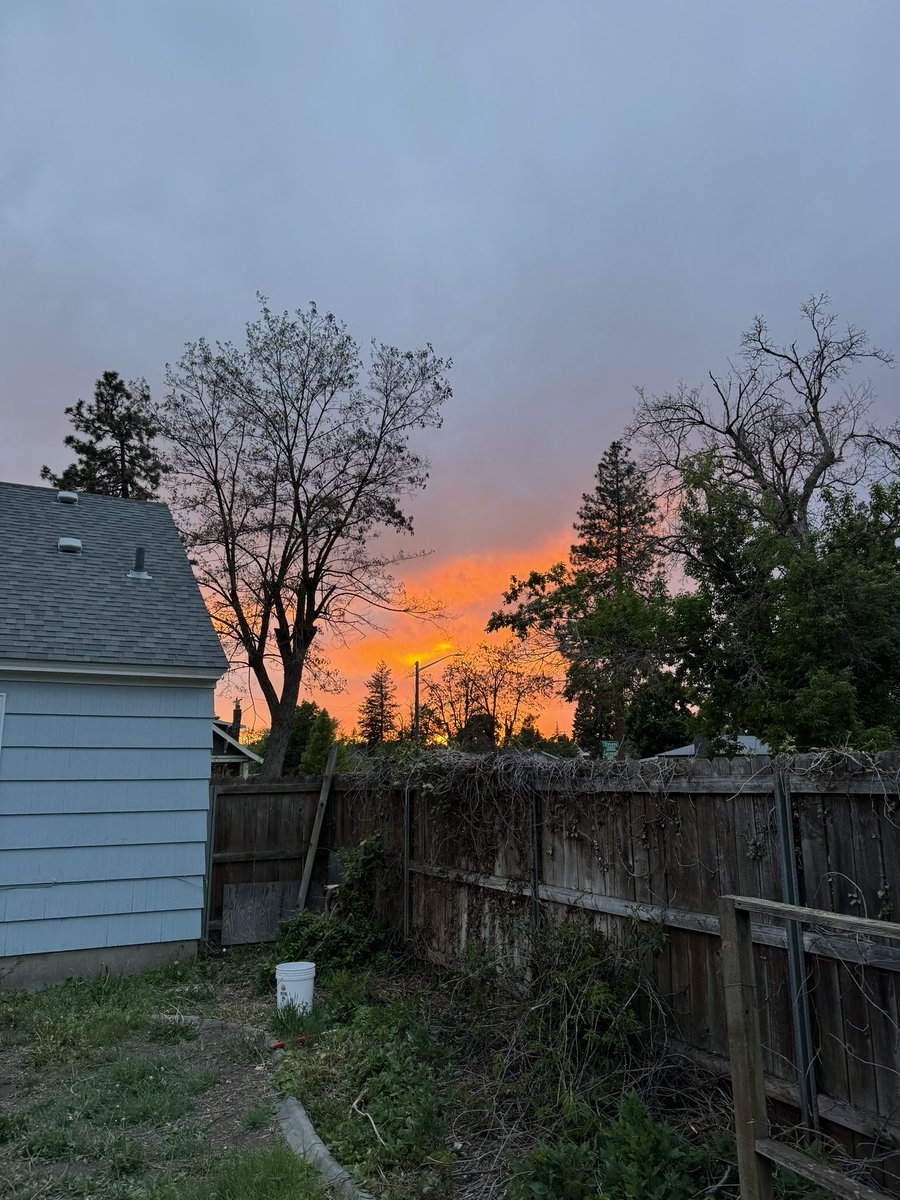 Spokane sunsets on fire