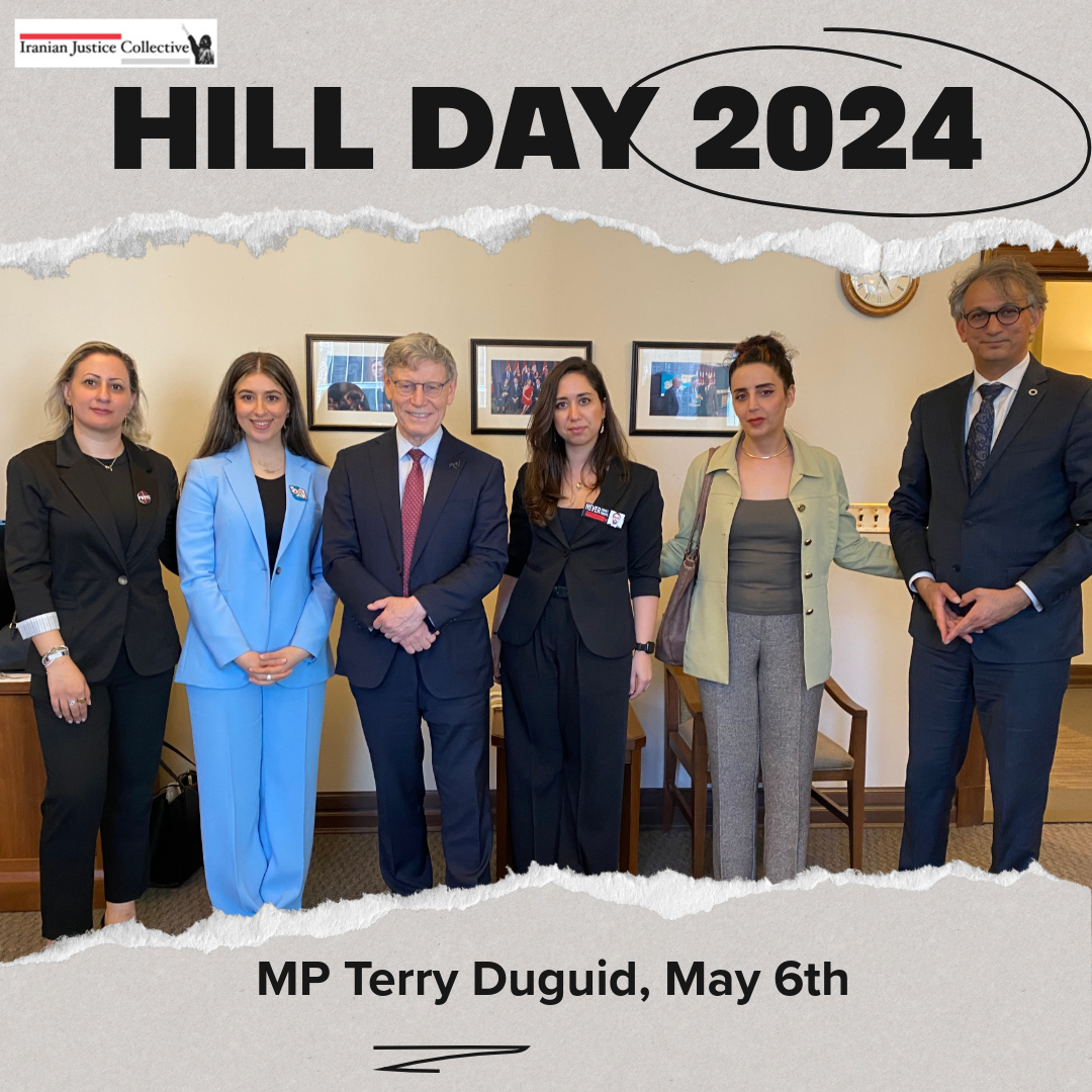 It was a great honor to meet MP Terry Duguid, a member of the Liberal Party, on Hill Day, May 6th. @TerryDuguid @ebi_karimi @ps752justice