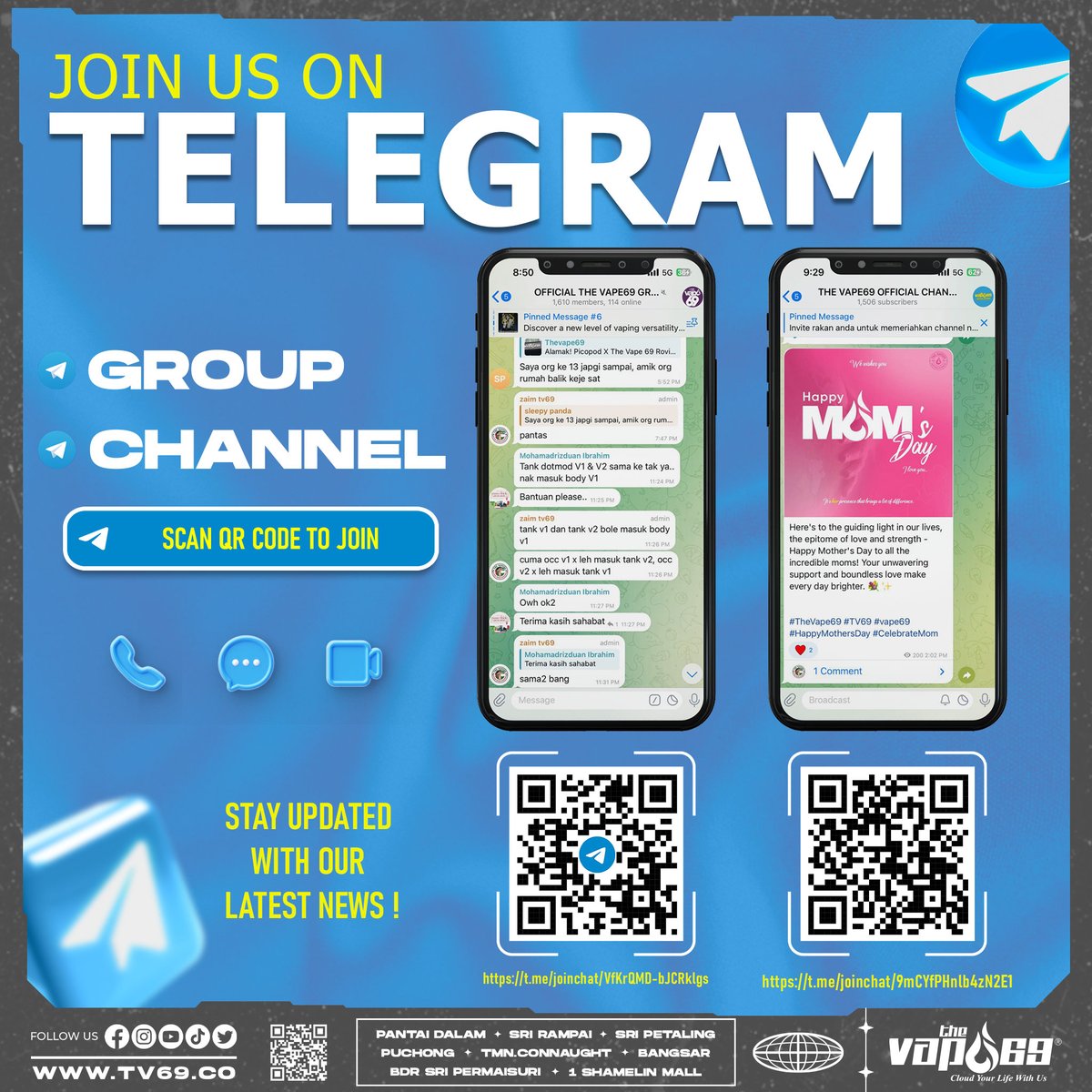 🚀 Join Us on Telegram! 🌟

Stay connected, get exclusive updates, and be part of our vibrant community! Join our Telegram Group & Channel now and never miss out on exciting news and discussions. Scan QR Code to join the conversation !

See you there! 👋