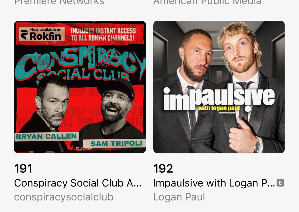 3 podcasts in the top 200 of comedy podcasts today on @applepodcasts! Not bad for a real unfunny dude!
