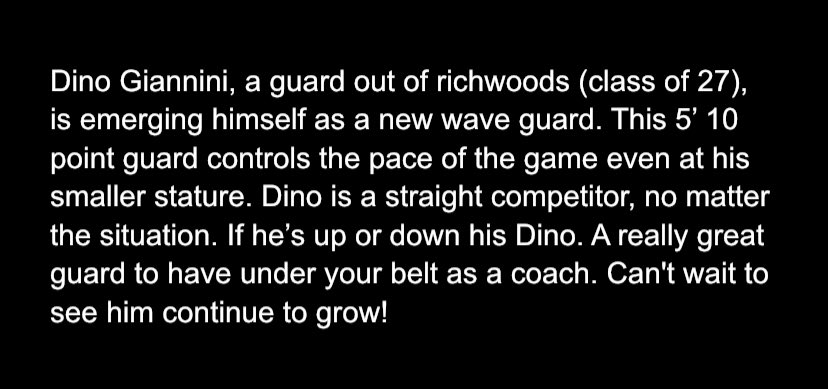 Write up for <a href="/dinogiannin1/">Dino Giannini</a> 

📈📈📈