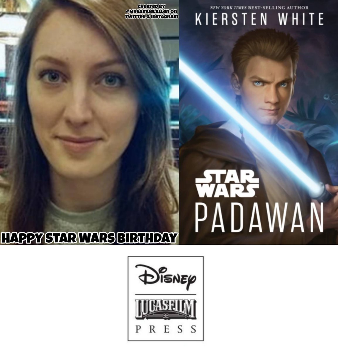 Happy Birthday to @charliebowater, she worked as a cover artist on young adult novel #Padawan. Follow her also on Instagram instagram.com/charliebowater….