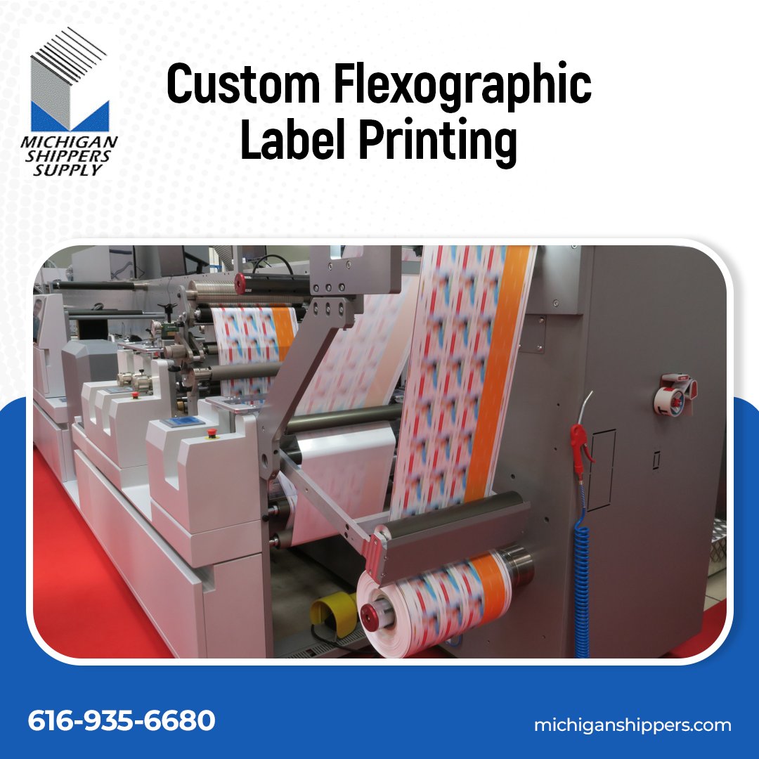 MichiganShipper's tweet image. Want unique labels that stand out? Our custom #flexographiclabelprinting brings your vision to life with vibrant colors and precision. Create with Michigan Shippers’ Supply today!

bit.ly/3wnojRQ

#TailoredLabelSolutions #PersonalizedFlexoLabels #CustomizedLabelPrints