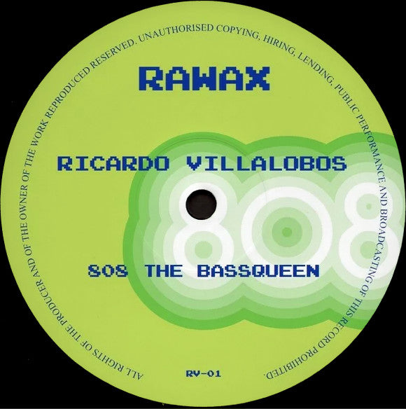 Ricardo Villalobos - 808 The Bassqueen (12') (25th Anniversary Edition) [Rawax] $19.95 (Electronic, House, Minimal Techno) furtherrecords.com/products/ricar…