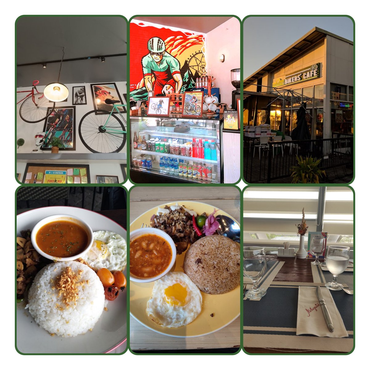 Another fancy evening off from early dinner at Milagritos Restaurant & Encaramada Rooftop Bar (Tryp by @WyndhamHotels) small talk with food trip & beer @ The Biker's Cafe  and of course we wouldn't miss out being the connoisseurs of coffee at  @Starbucks 3Ecom