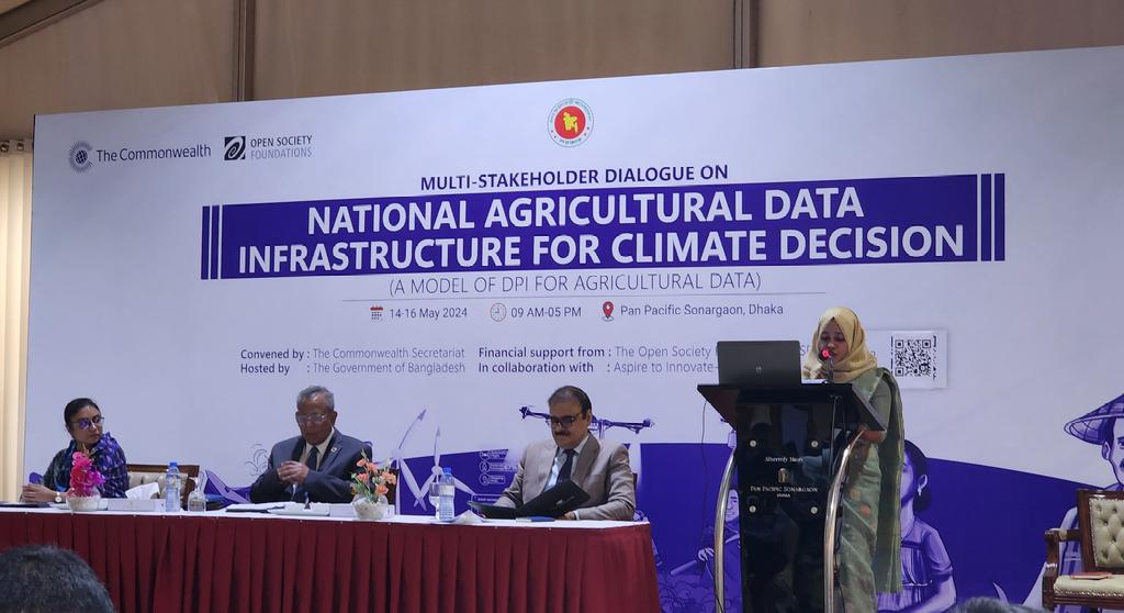 How can we harness the power of data to build a climate resilient agriculture future? 

We kick-off three day dialogue in #Bangladesh supported by @commonwealthsec to figure out if Agriculture #DPI can be a solution.
#DigitalDevelopment #ICT4D #AgDev #DPI