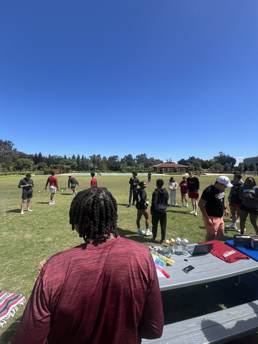 Had a great time playing Spike Ball with the kids from Stanford Hospital. Thank You @Triumph2gether and CardinalBlck for setting this up and @Lifetime_Card for supporting.