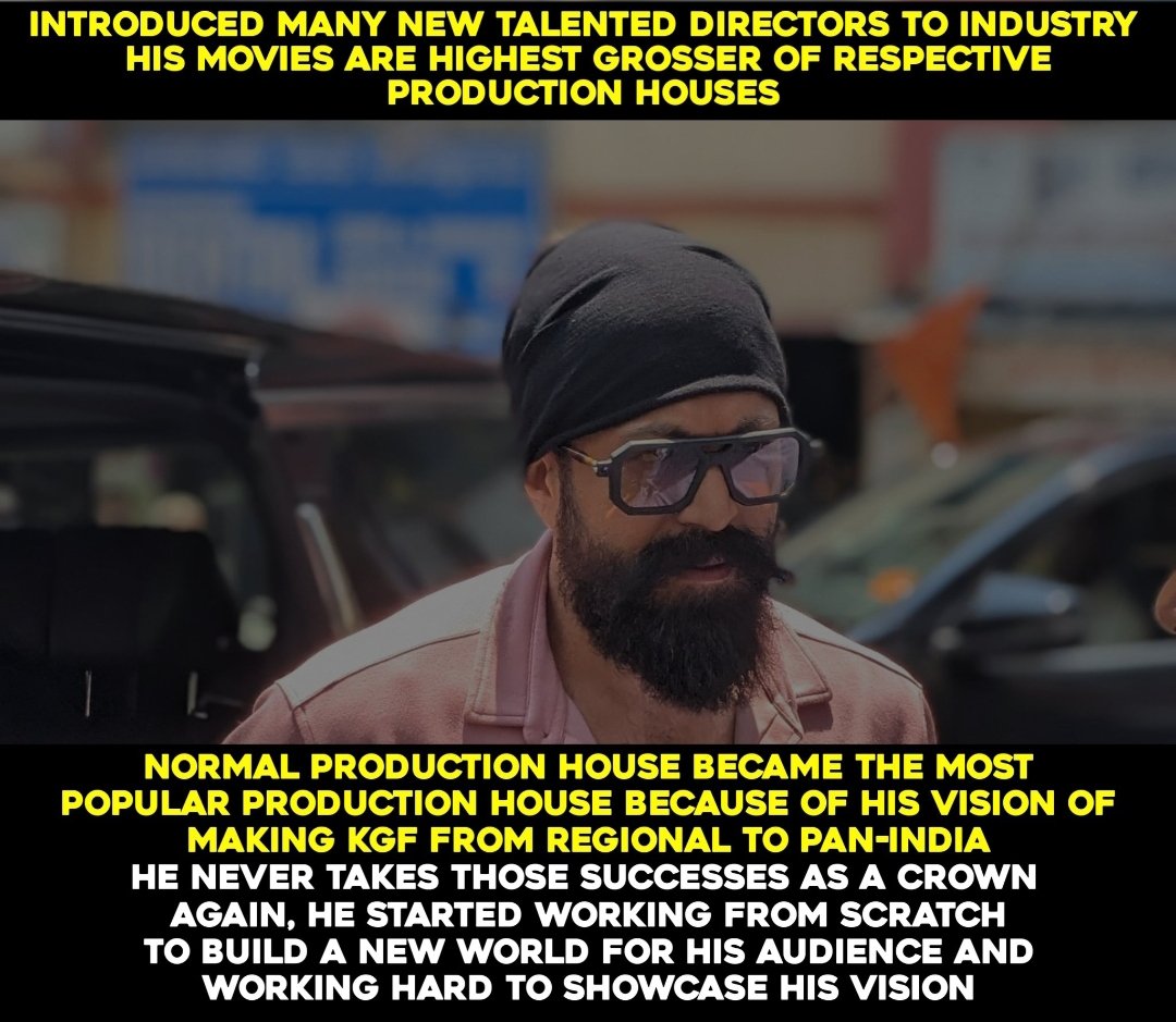 His every step is the step of the new revolution and growth of industry 💯

#YashBOSS #ToxicTheMovie #KVNProductions