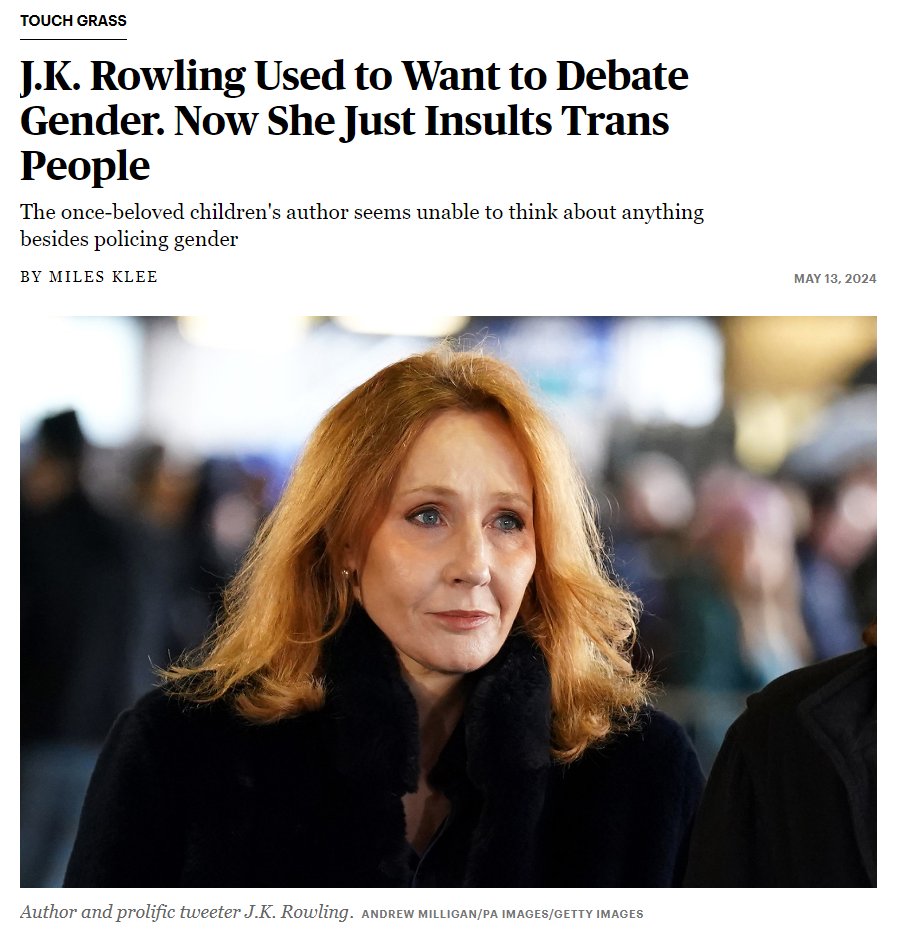 is the tide finally turning? it seems rowling has pushed her hate too far.