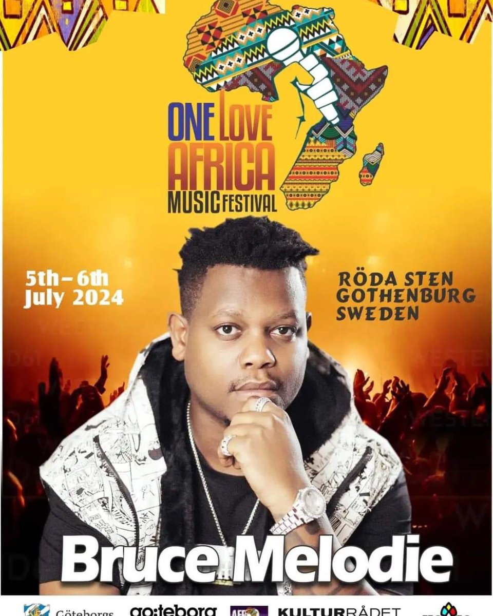 #InnossB & #BruceMelodie will meet on the same stage at #OneLoveAfricaMusicFestival  RÖDA STEN Gothenburg 🇸🇪🇸🇪🇸🇪 on 5&6 July 2024. 👉🏿’A l’aise’ : Bruce Melodie Ft Innoss’B:: youtu.be/eQIM5snhyMg?si…