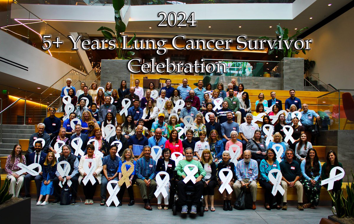 Every year since 2018 we have gathered 5 or more year survivors of lung cancer together at CU to show others that hope has a face. This is the May 11th 2024 gathering. Rock on!