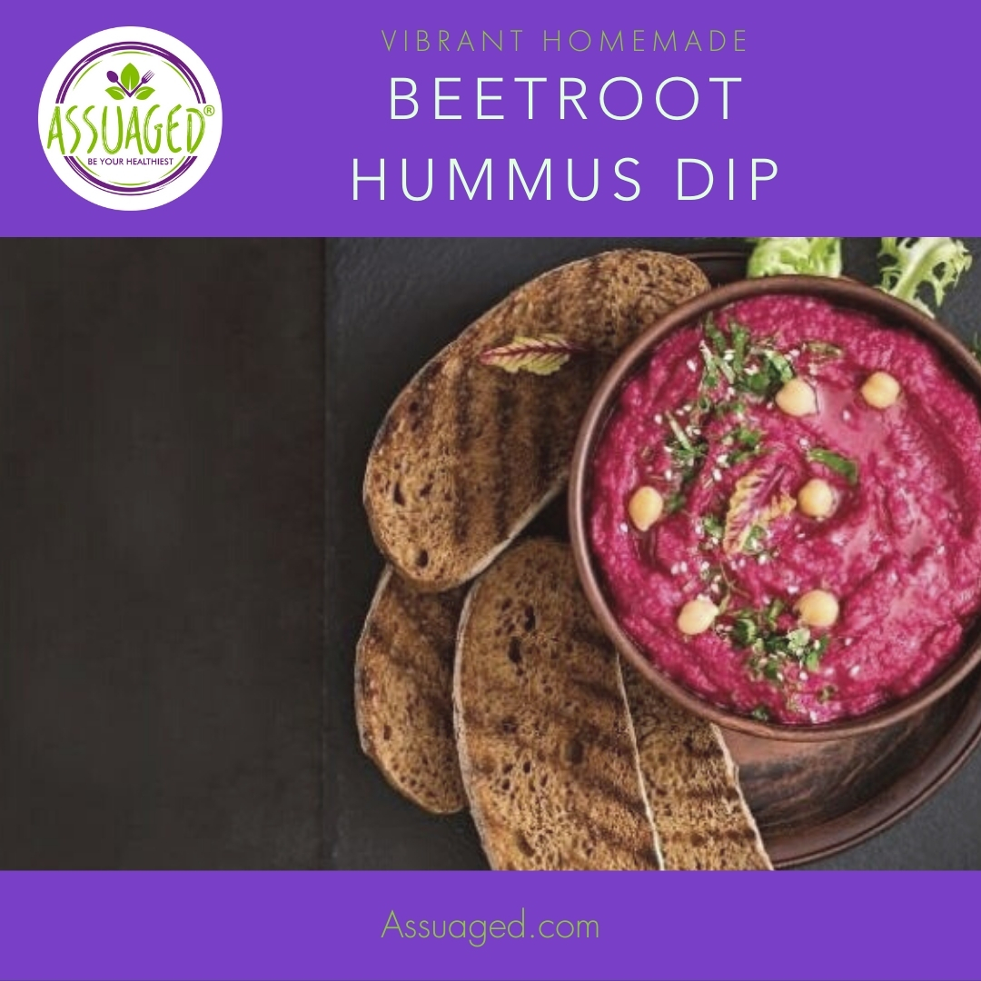 Vibrant Homemade Beetroot Hummus Dip 💜🌿🥘hubs.li/Q02wWDDw0

#assuaged #vegan #plantbased #studentinterns #publichealth #beyourhealthiest