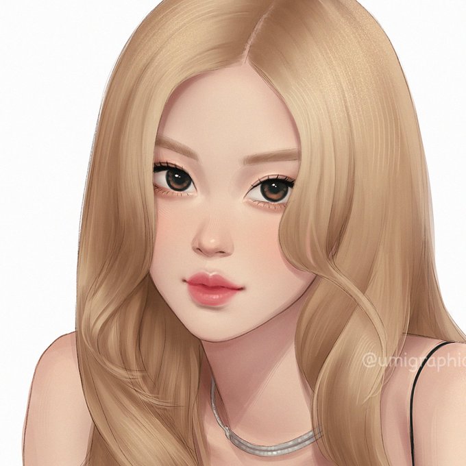 「blonde hair lips」 illustration images(Latest)
