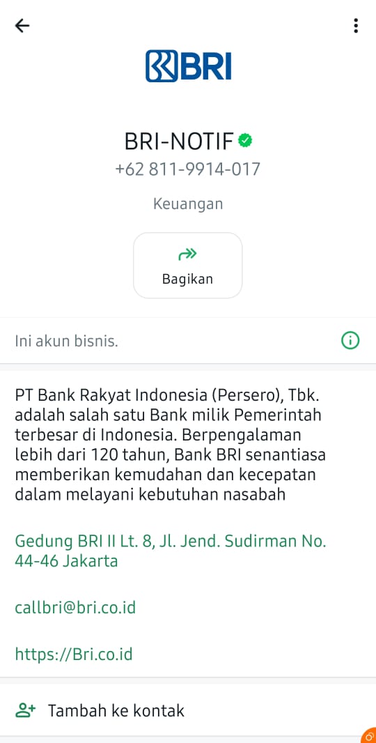 Busynees's tweet image. ini wa BRI asli bukan ya?