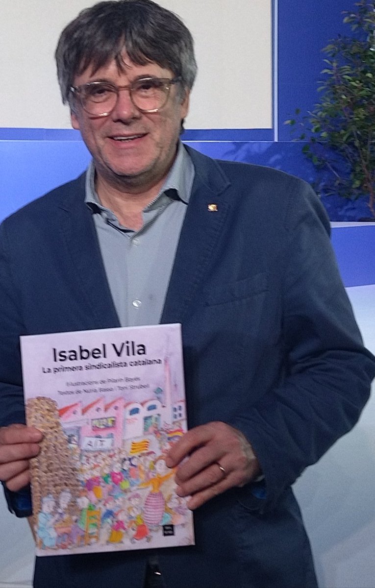 Presentem el darrer llibre d'Isabel Vila "Isabel Vila, la primera sindicalista catalana" a la llibreria Ona de BCN aquest dijous (19h) <a href="/OnaLlibres/">Ona Llibres</a> <a href="/LlibresdelSegle/">Llibres del Segle</a> <a href="/NuriaBassa/">Núria Bassa C.</a> <a href="/krls/">krls.eth / Carles Puigdemont</a>
