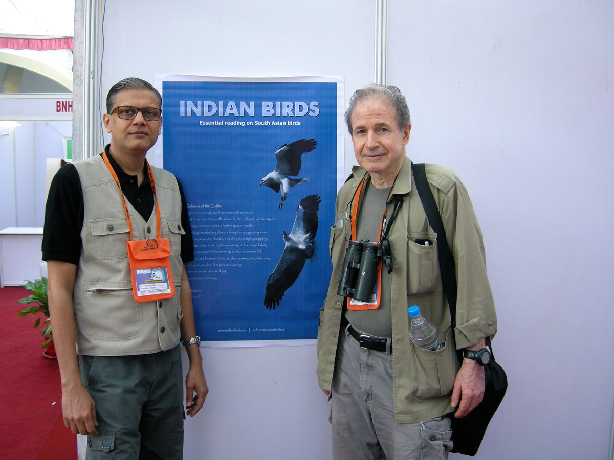 RIP Ben Frank King (1937-2024). Ace Ornithologist, author, and tour leader. Pics: Jamnagar, Gujarat. 2010.