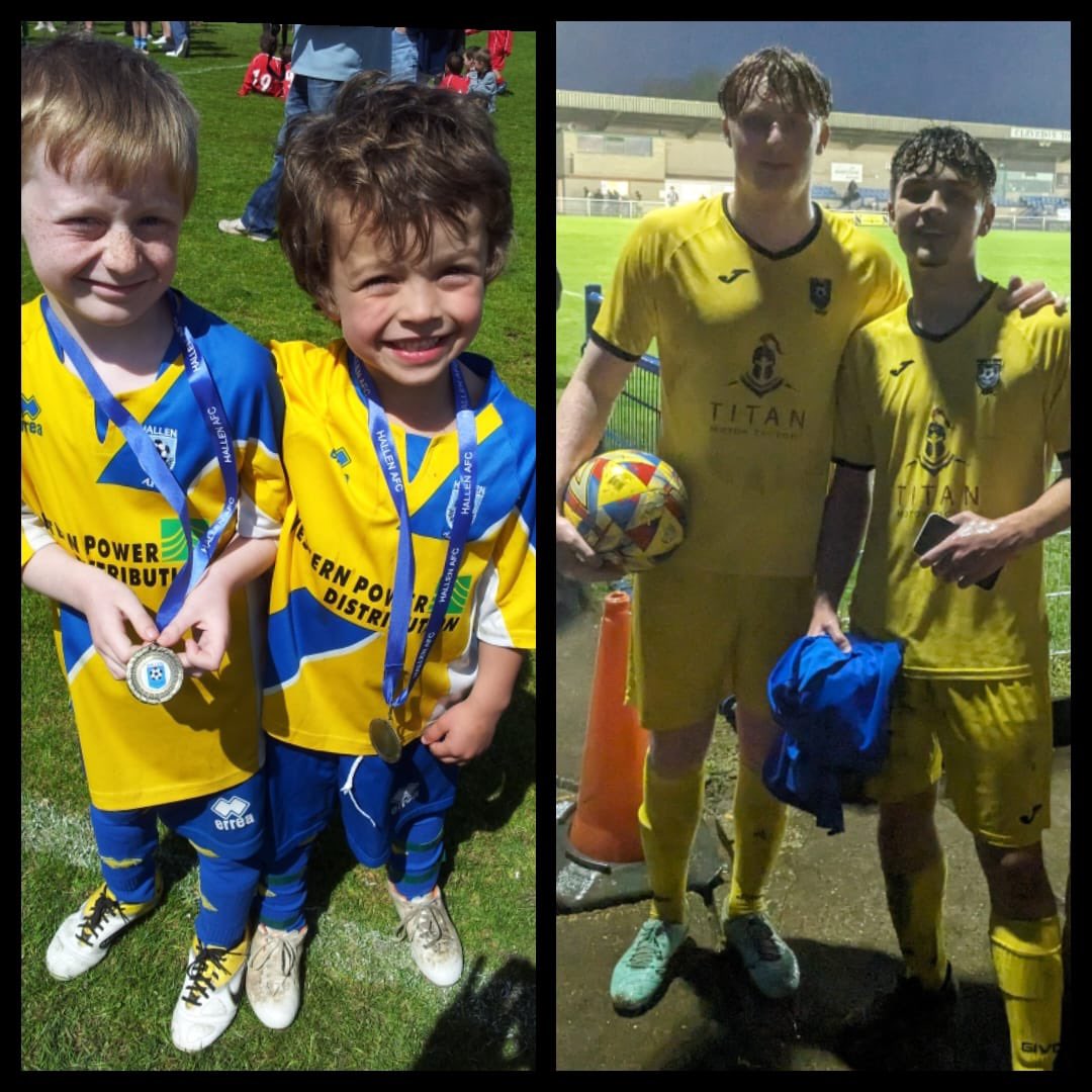 End of a era for these two under 6s to under 18s proud of you both