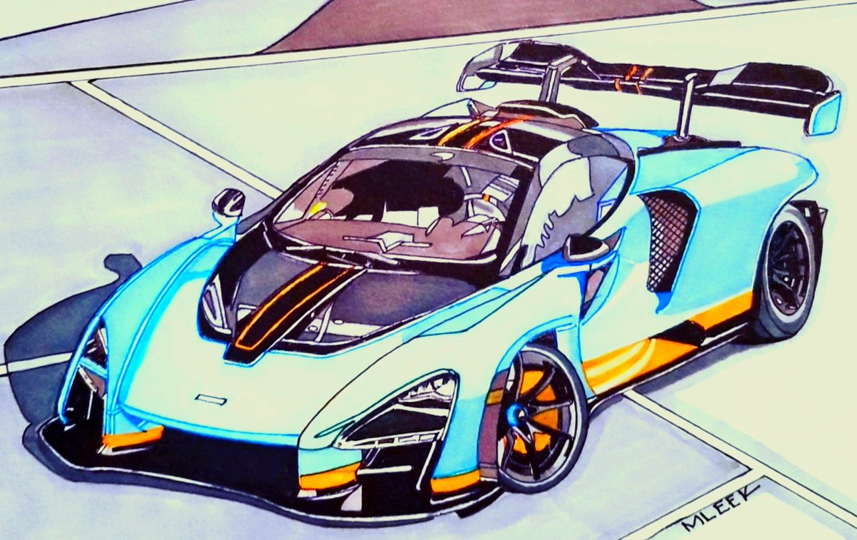 #goodnight #SweetDreams #McLarenMonday #mnartists #drawingcars