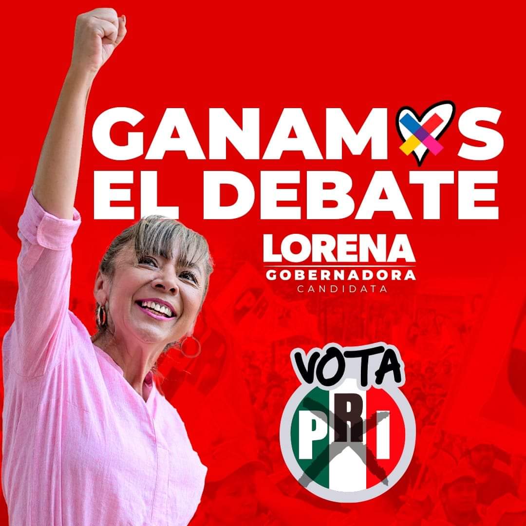 #LorenaGobernadora
#LorenaGanóElDebate
#TabascoMereceMas
#FuerzaYCorazónPorTabasco.
@lorenabeauregar
@PRITabasco