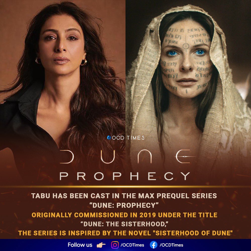 The official logline states, “Set within the expansive universe of ‘Dune,’ and 10,000 years before the ascension of Paul Atreides, ‘Dune: Prophecy’ follows two Harkonnen sisters as they combat forces that threaten the future of humankind, and establish the fabled sect that will…
