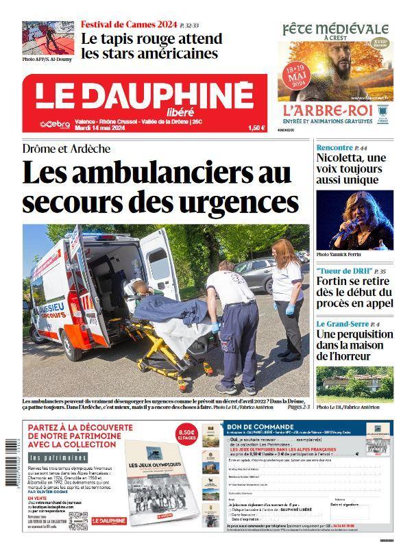 👋 Bonjour, voici la une de votre journal ce mardi 14 mai. Très bonne journée à tous ! 🙂 #Drôme #Ardèche