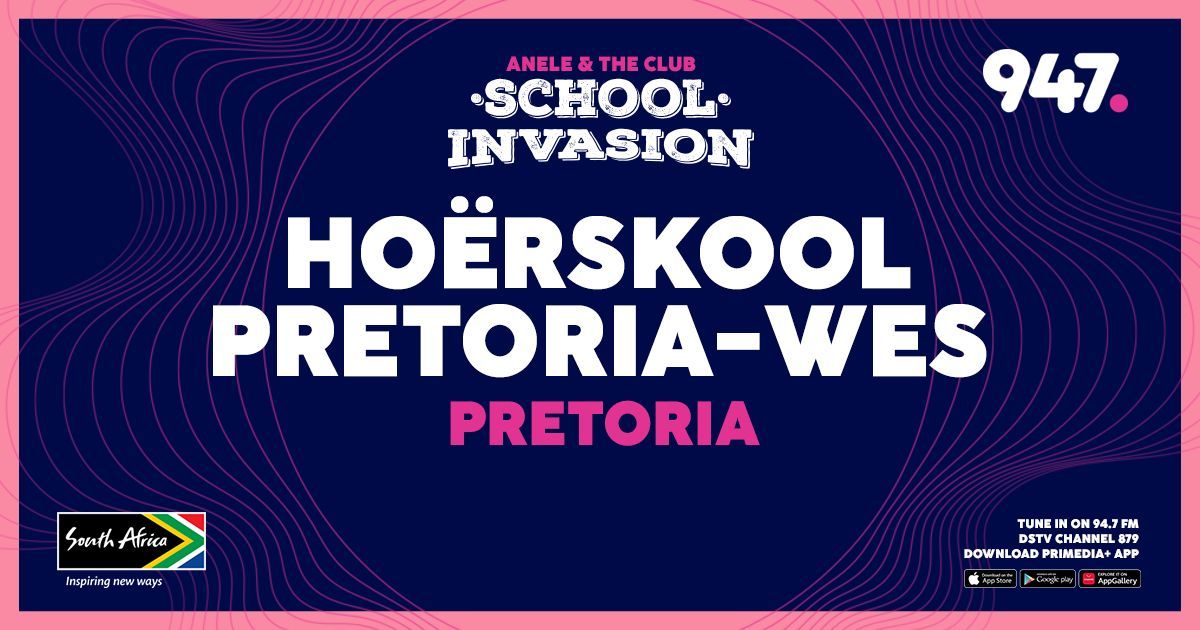 It's time for #AneleAndTheClubOn947 😀 TODAY 🔔 Meet the teachers & pupils 🔔 #TuckshopTasteTest 🔔 R20000 Pop Quiz with @Suzuki_ZA🎯 🔔 #MySchoolTop5 🔔 Special guest 🔔 #SchoolInvasionSpellingBee 🔔 #TheSoundOfTheCity 🔔 #ClassicOrNot💿 🎒 #947SchoolInvasion with @brand_sa