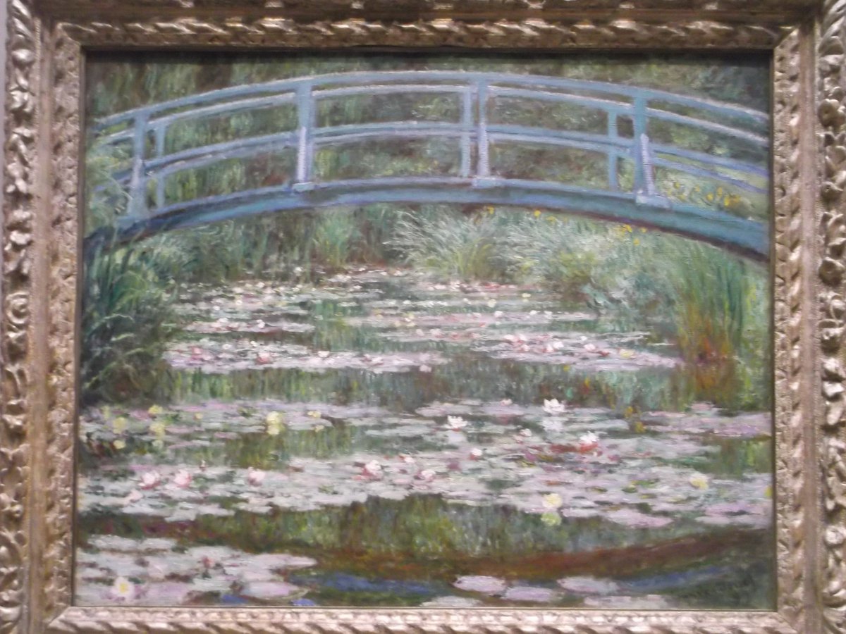 モネの1899年の作品。この作品はかなりクリアー描かれています。他にも数点Japanese Bridgeの写真があると思うので少しずつアップしていこうと思っています。

Claude Monet
The Japanese Footbridge
National Gallery of Art, Washington D.C.
#art ＃アート　#絵画