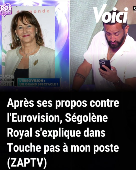 MarieMarilou_'s tweet image. Après ses #Propos contre l'#Eurovision, @RoyalSegolene  s'explique dans @TPMP  l.voici.fr/KvK