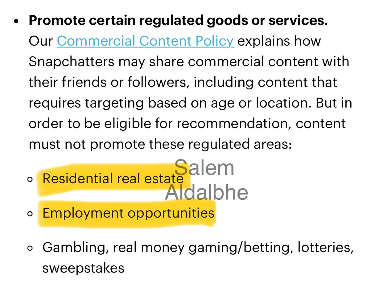 عاجل.. ضربة للقطاع العقاري تقريباً🚨🏠

شركة سنـ|بشات تمنع المشاهير من الإعلان للعقارات، في تحديث جديد للائحة اشتراطات المحتوى‼️

وبتكلم أكثر عن اللائحة الجديدة في هذا الثريد⬇️