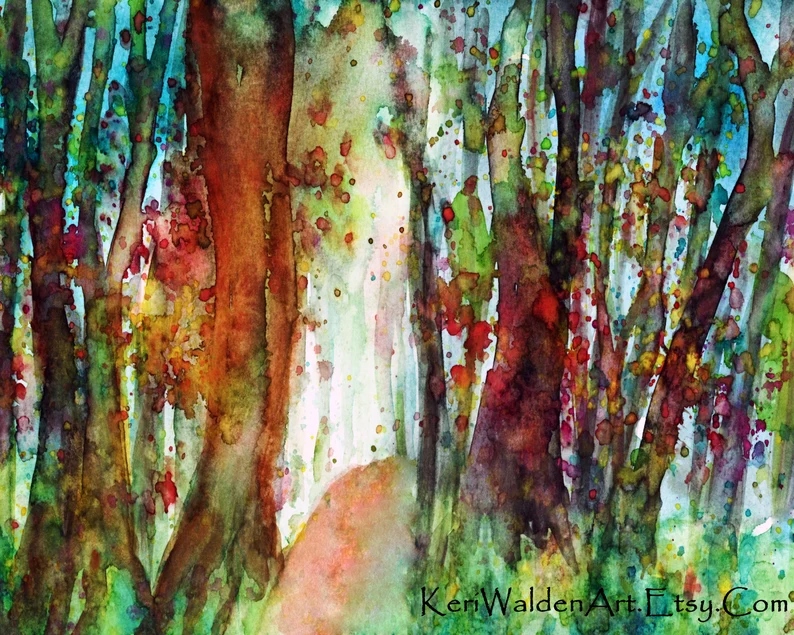 Watercolor forest path painting 🦄

etsy.com/listing/108275…

#watercolorpainting #watercolorlandscape #abstractlandscape #artprint #etsy #treeart #art #painting #aquarelle