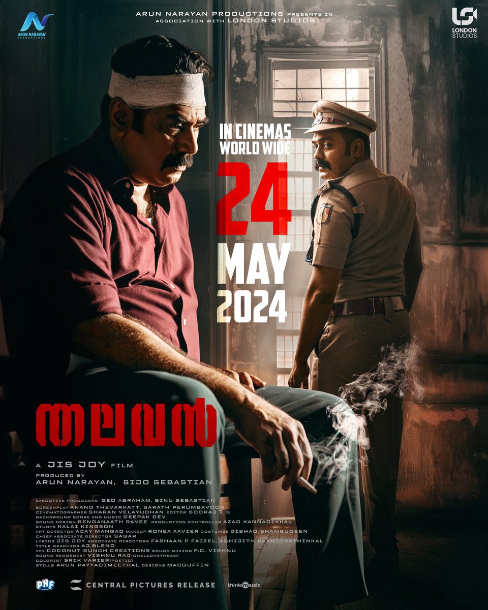 Fight for justice Fight for pride and the ultimate fight for existence

#Thalavan releasing in Cinemas from May 24th

#thalavan #thalavanmovie #jisjoy #bijumenon #asifali #arunnarayanproductions #londonstudios #thinkmusic #pharsfilms