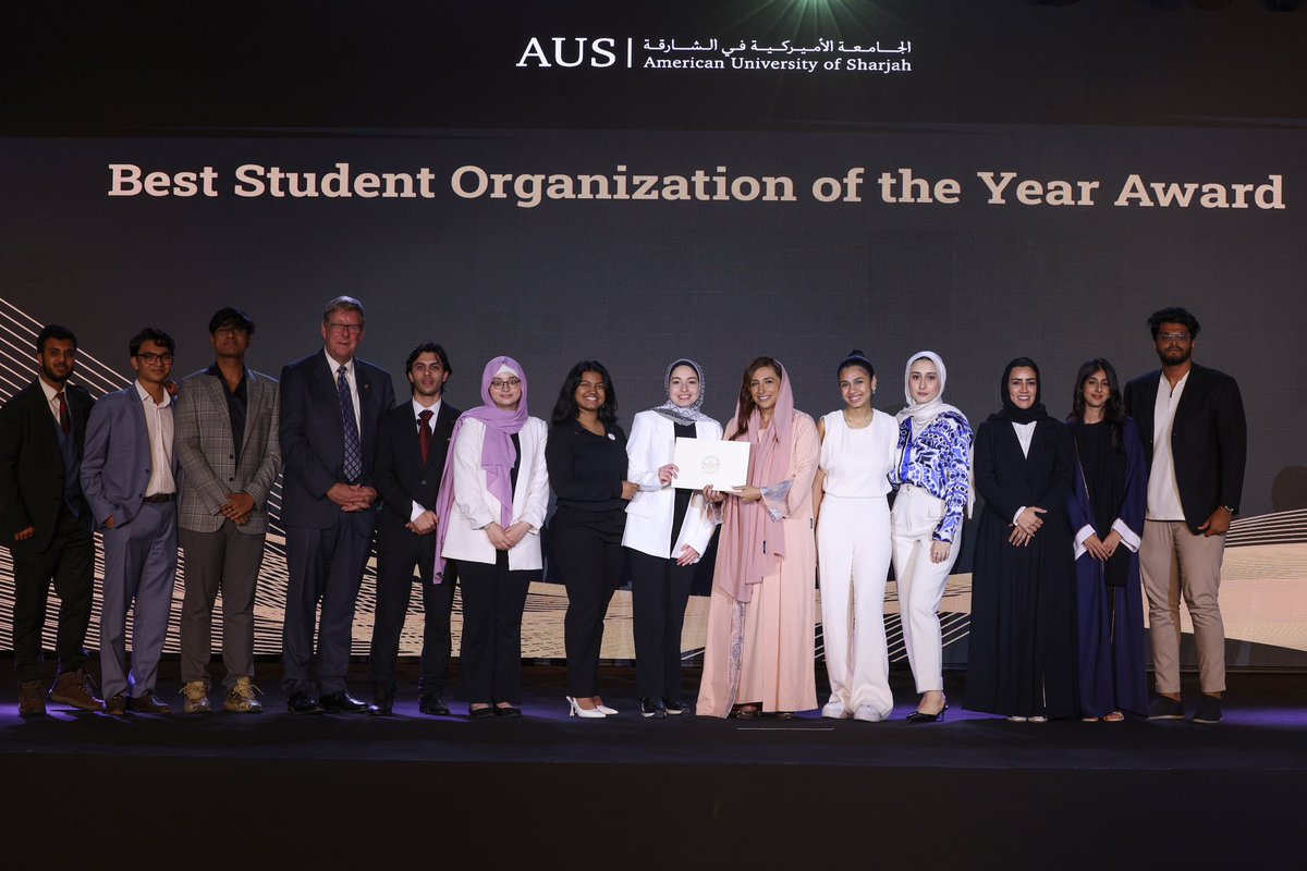 At @AUSharjah, we push students towards the extra-curricular, which favours the ‘multilane’ mindset of leaders and innovators. It was moving to present many exceptional students and groups with Annual Student Appreciation Awards for outstanding community contributions.