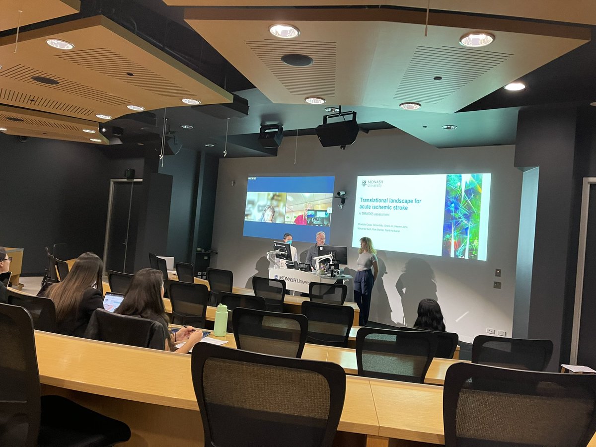 Fantastic presentations today for @MonashSTM Clinical and Translational unit PhD students who presented their assessment on the landscape of patents in #stroke and #epilepsy although they felt it wasn’t an easy task, they learned how much it continues to expand - great work! 👊🏻