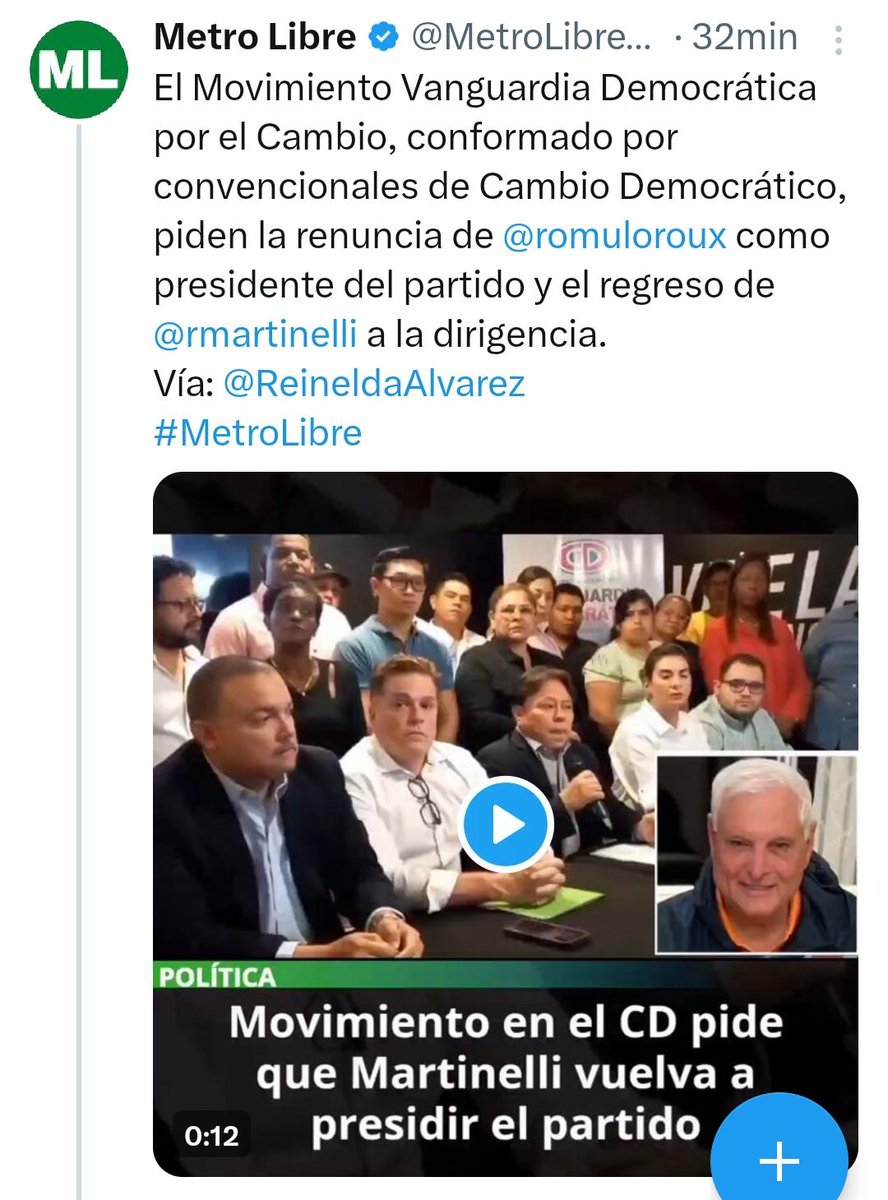 Monica Robles (@monicarobles23) on Twitter photo Es mi opinión..los que deben llegar y tocar la puerta son los buenos" cd (cero traidores, voceras, cargacubos, atrapasueños, desleales NO) Me alegro que vieron la luz y como siempre le dije a👂te adueñaste (cogiste) un partido que caminó <a href="/rmartinelli/">Ricardo Martinelli</a> no tú.. Es mi opinión..los que deben llegar y tocar la puerta son los buenos" cd (cero traidores, voceras, cargacubos, atrapasueños, desleales NO) Me alegro que vieron la luz y como siempre le dije a👂te adueñaste (cogiste) un partido que caminó <a href="/rmartinelli/">Ricardo Martinelli</a> no tú..