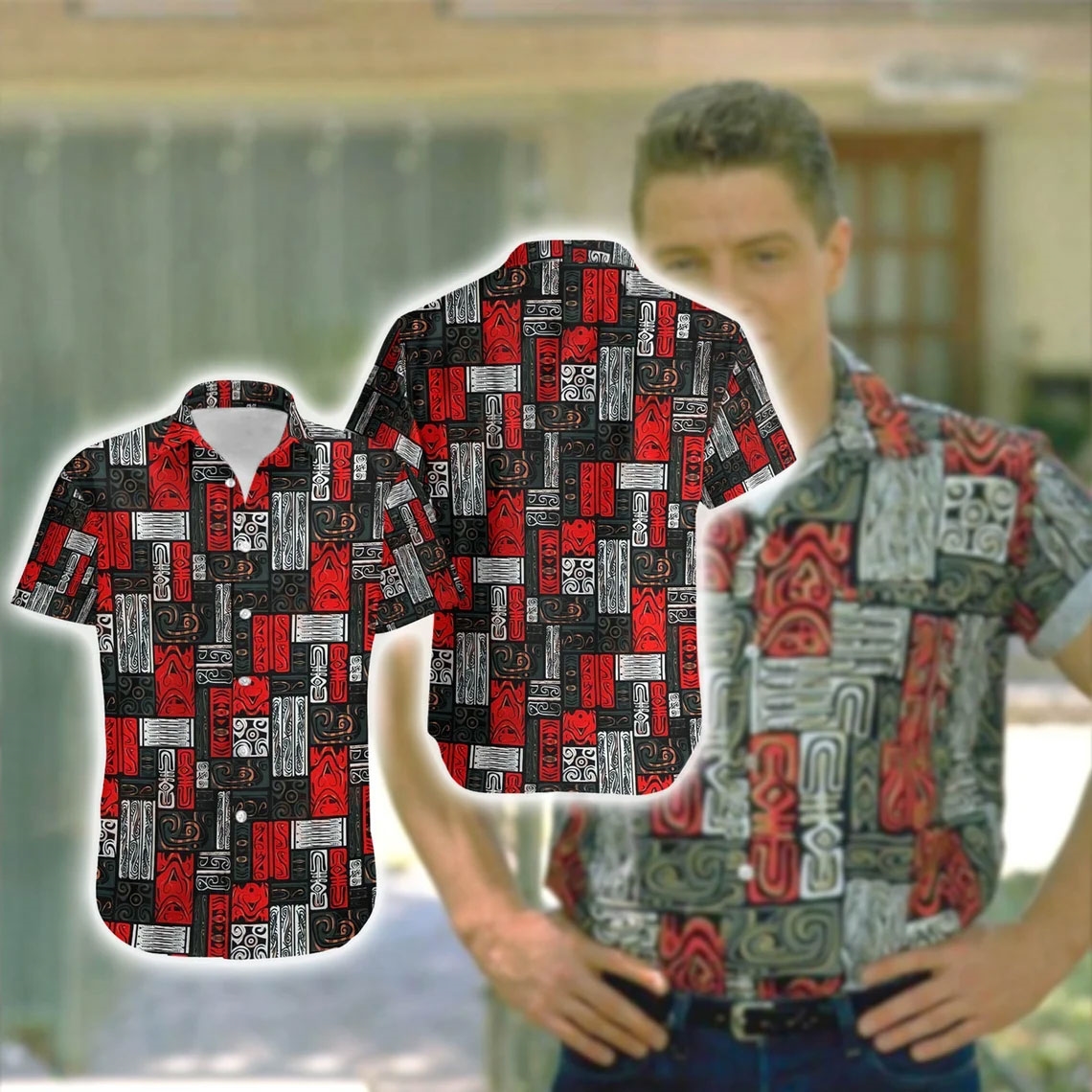 Biff Tannen Back to the Future Hawaiian Shirt #BiffTannen #BacktotheFuture #getlatests getlatests.com/product/biff-t…