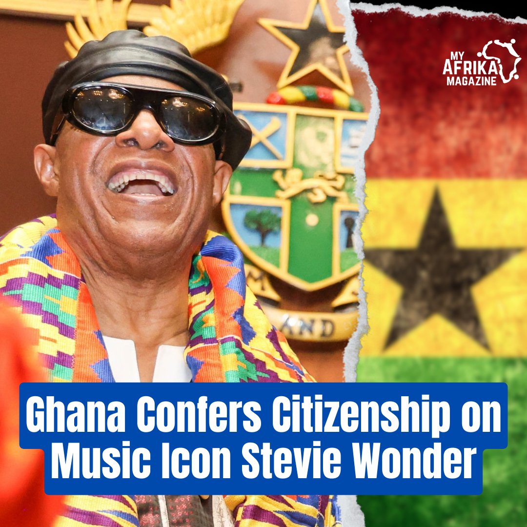 'Stevie Wonder Becomes Ghanaian Citizen: A Celebration of Music and Culture' Ghana’s President, Nana Addo Dankwa Akufo-Addo, recently conferred Ghanaian citizenship upon the renowned American Musician and Songwriter, Steveland Morris, popularly known as Stevie Wonder. “I felt