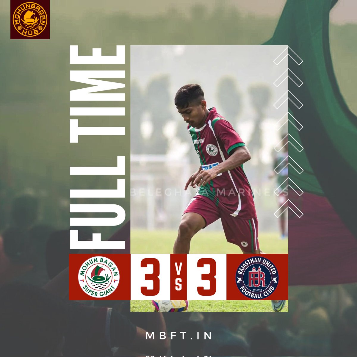 Mohun Bagan U-17 team has started their AIFF U-17 Youth League National Round campaign today with a draw We move on to our next game against Sudeva Delhi on 16th May