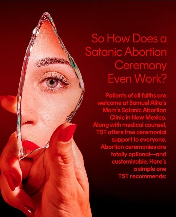 Remember when Cosmopolitan Magazine told people how to have a satanic abortion ritual ceremony? They released a series of slides explaining how. 1/4