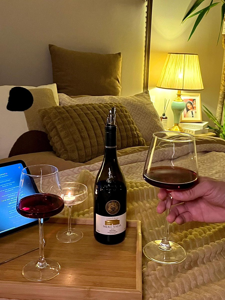 I'm in a very good mood, I'm ready to go to bed after drinking  #winelover