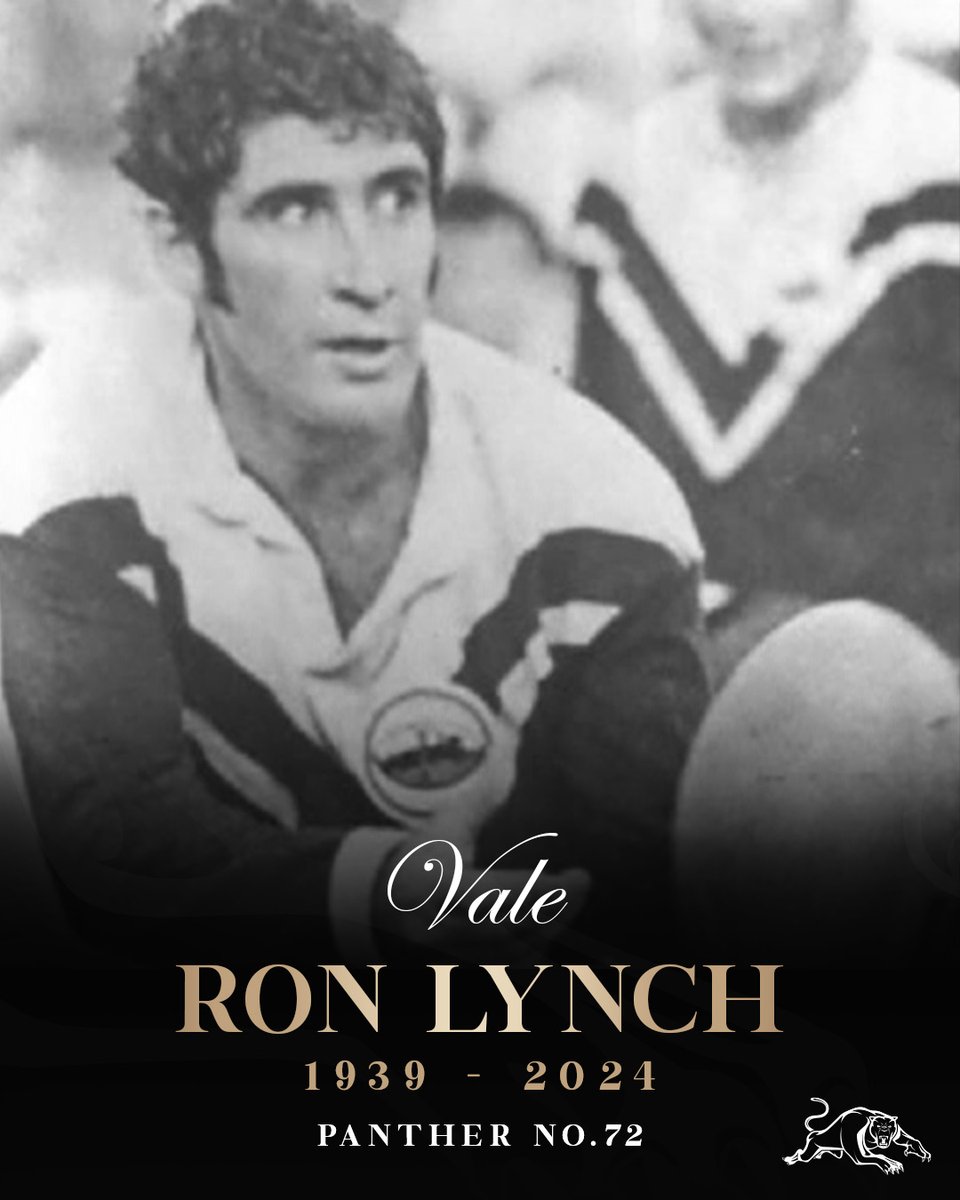 VALE. Our thoughts are with the family and friends of Panther No. 73 Ron Lynch. 📝 bit.ly/ValeRonLynch #pantherpride 🐾