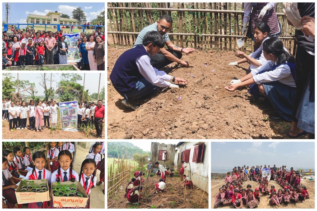 #SchoolNutritionGardens in Schools go up from 9% to 40% in one day @DiprMeghalaya (meghalaya.gov.in/sites/default/…)