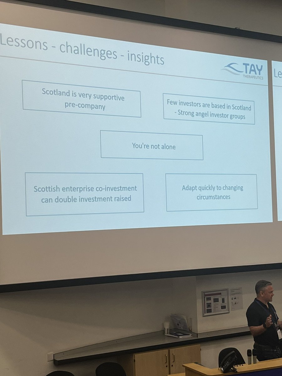 TalentSpark (@talent_spark) on Twitter photo Great start from Andrew Woodland, CEO Tay Therapytics at <a href="/ConvergeC/">Converge</a> and <a href="/BritishBBank/">British Business Bank</a> event in <a href="/dundeeuni/">University of Dundee</a>. Great lessons to learn.
#investment #startup #scaleup Great start from Andrew Woodland, CEO Tay Therapytics at <a href="/ConvergeC/">Converge</a> and <a href="/BritishBBank/">British Business Bank</a> event in <a href="/dundeeuni/">University of Dundee</a>. Great lessons to learn.
#investment #startup #scaleup