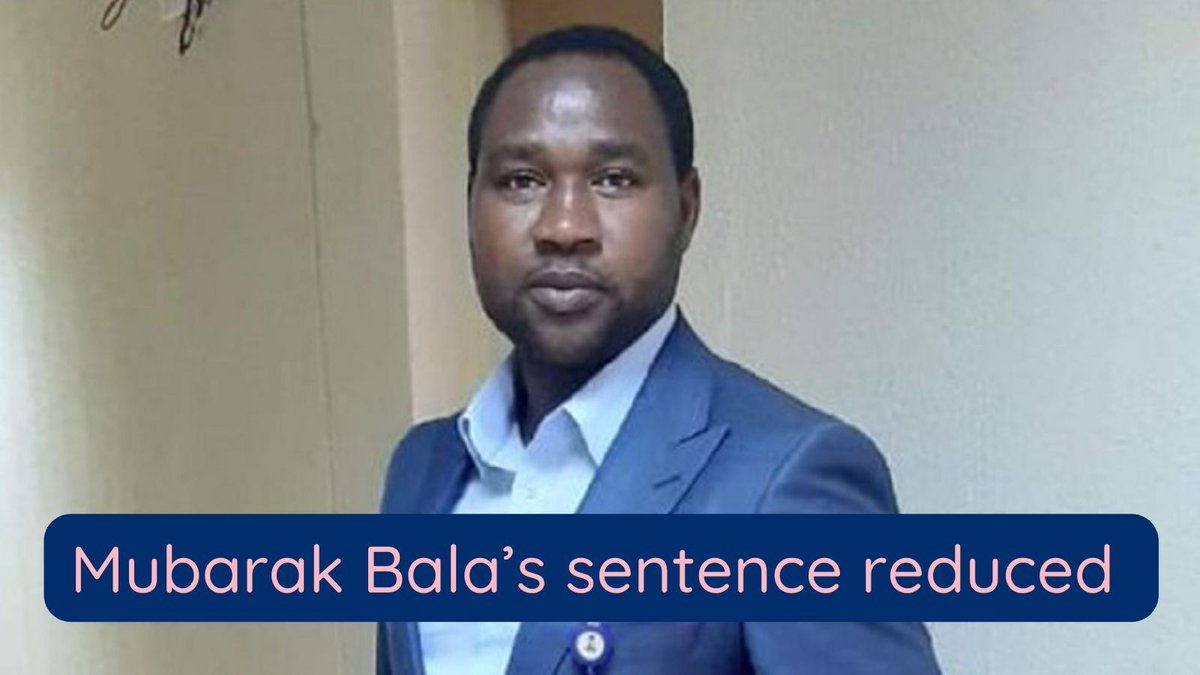 Positive news via @HumanistsInt in the case of #MubarakBala. The Nigerian Court of Appeal has ordered that Mubarak’s sentence for 'causing a public disturbance' (following 'blasphemous' Facebook posts) be reduced from 24 years to 5 years. The state can appeal. The fight continues