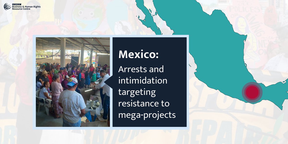 <a href="/ProtectThPass/">Protect Thacker Pass</a> In Mexico, people protesting against the Trans-Isthmic Corridor megaproject have faced criminalisation, intimidation &amp; detentions. Police attacked a peaceful <a href="/ucizoni/">UCIZONI</a> blockade in March 2023.

After the attack, 11 community members were criminally investigated &amp; 6 were arrested 4/